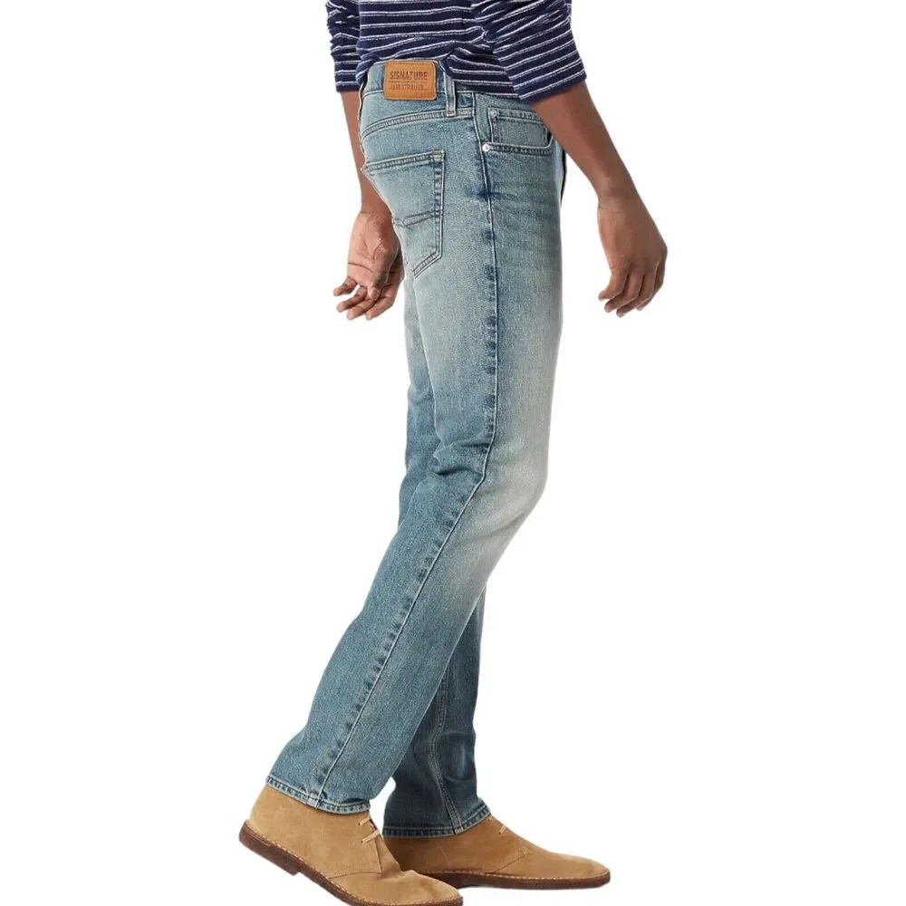 Signature by Levi Strauss Slim Fit Denim Jeans Mens Size 38X30 - Picture 2 of 14